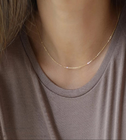 Single Layer Chain Necklace