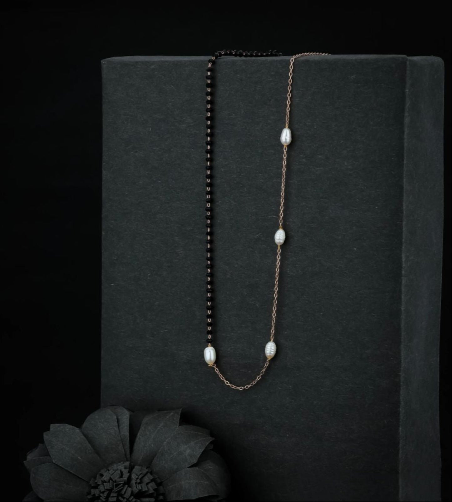 Trendy Mangalsutra Necklace with Pearls
