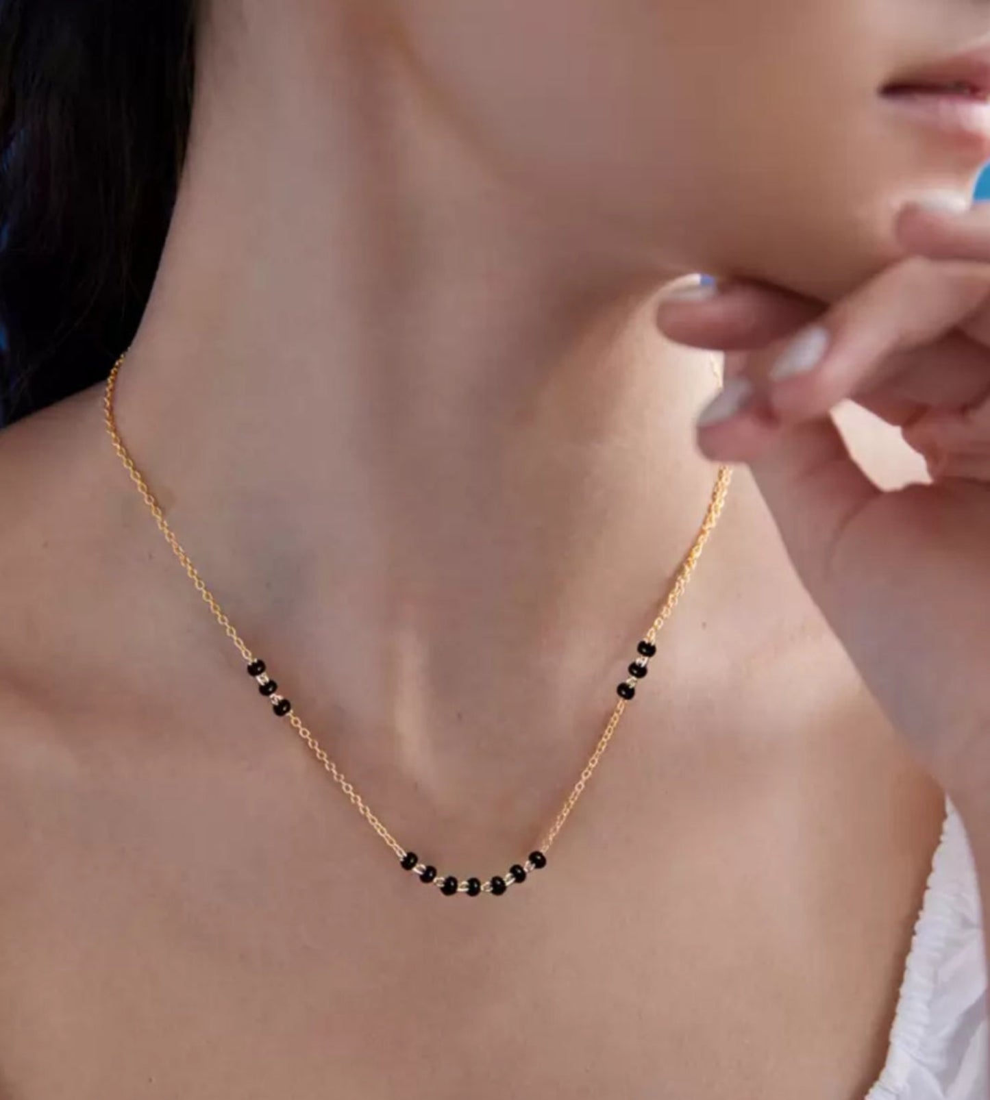 Minimal Gold Plated Mangalsutra for Women