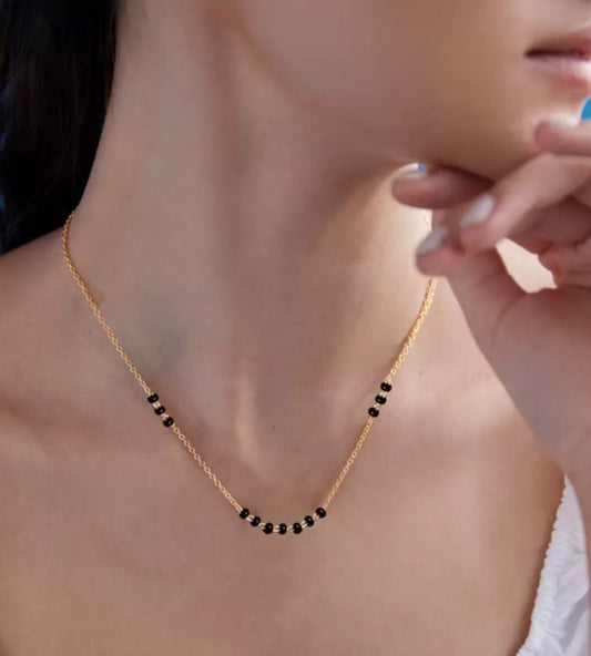 Minimal Gold Plated Mangalsutra for Women