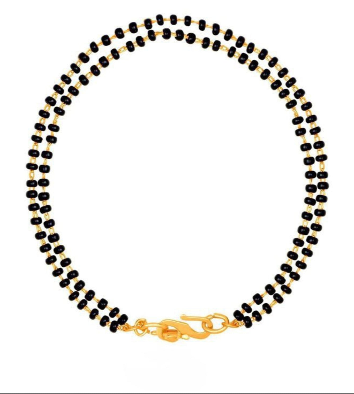 Traditional Double Strand Hand Mangalsutra Bracelet