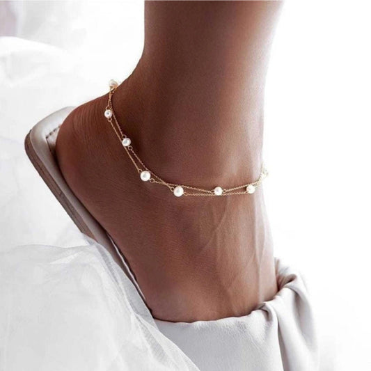 pearl anklet