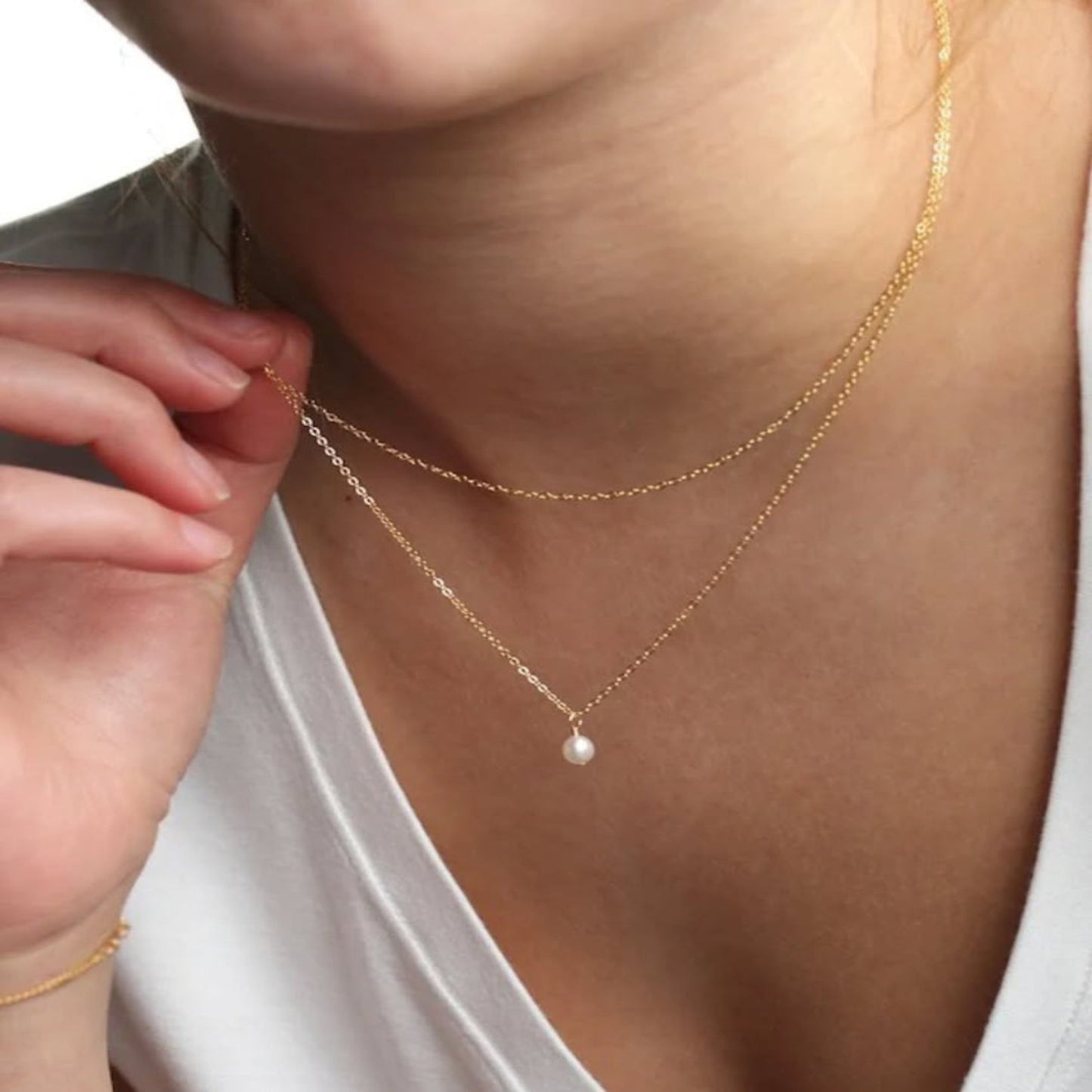 Pearl Drop Necklace