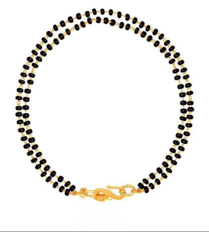 Traditional Double Strand Hand Mangalsutra Bracelet