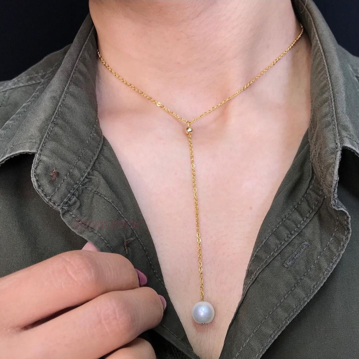 Pearl Drop Necklace